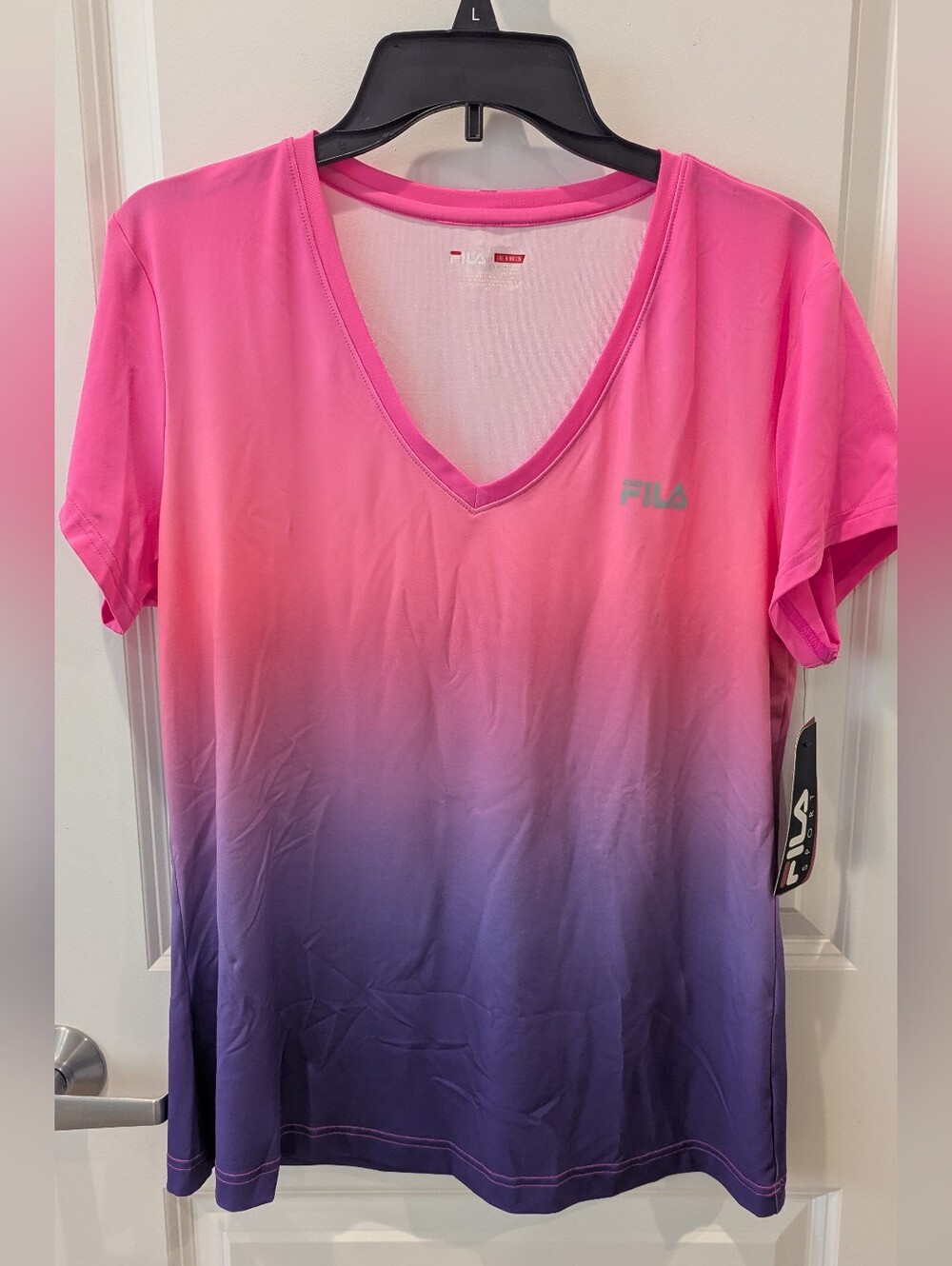 Fila Live In Motion Pink And Purple Gradient Top NWT (XL)